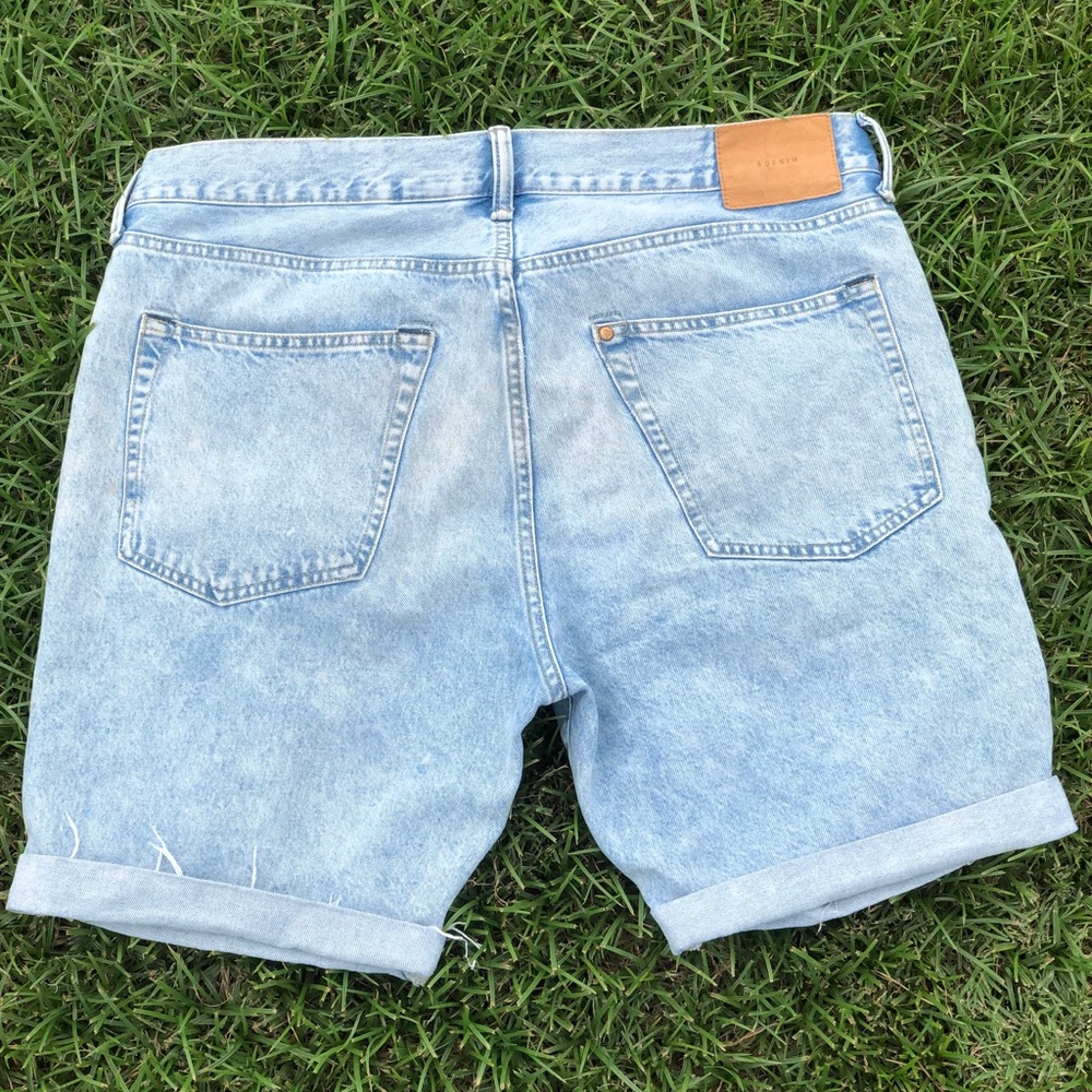 Distressed Denim Shorts - Picture 2 of 4